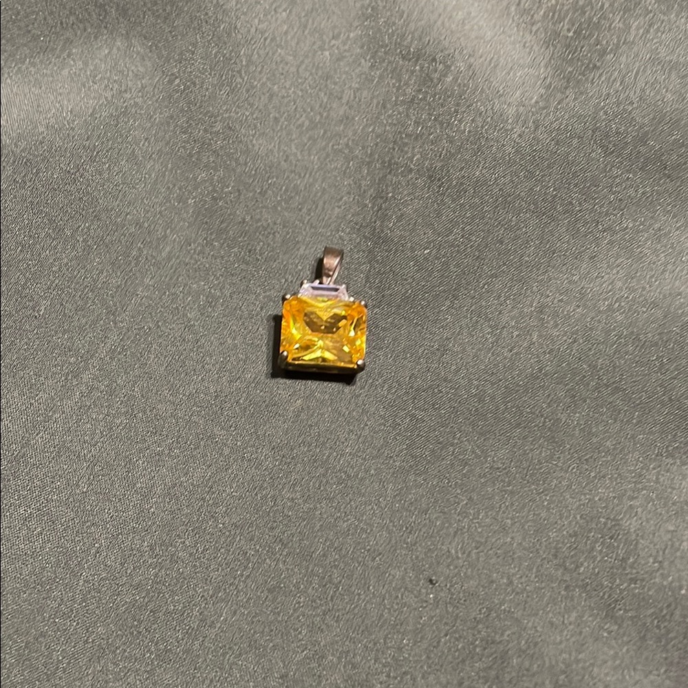 Citrine Gemstone Pendant